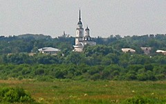 Почеп. Воскресенский собор в панораме города