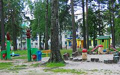Жуковка. Песочница в парке